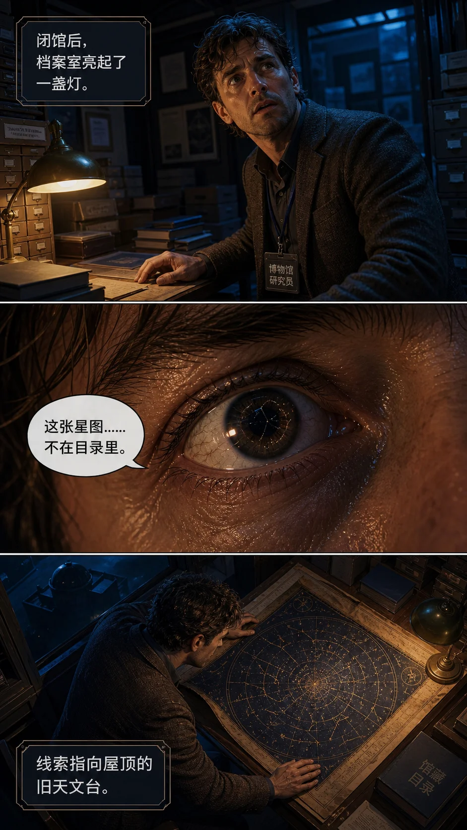 博物馆悬疑漫画