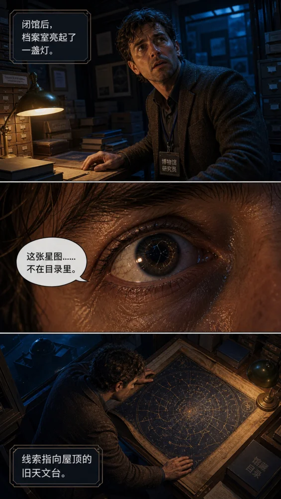 博物馆悬疑漫画