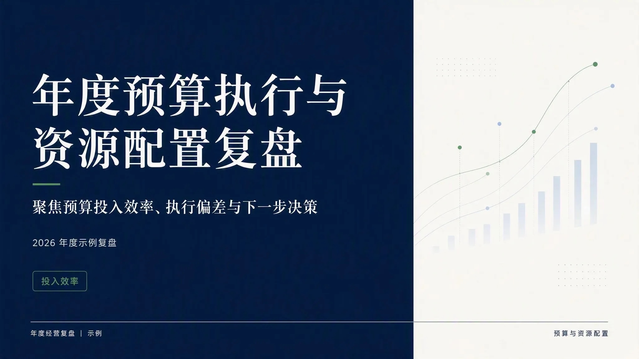 年度预算复盘模板