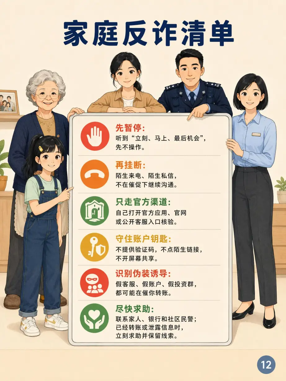 第12页｜家庭反诈清单