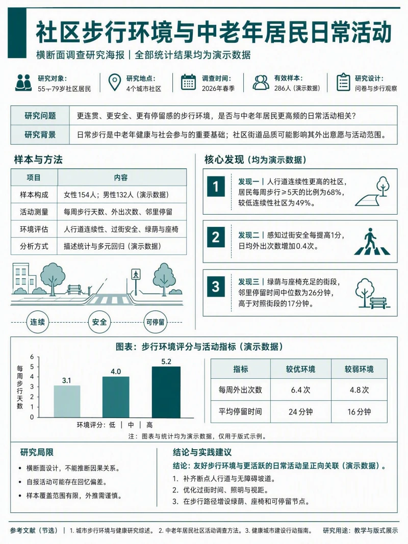 学术研究海报
