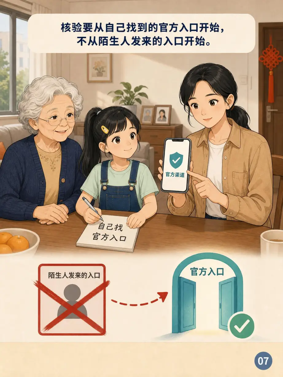 第7页｜官方渠道核验
