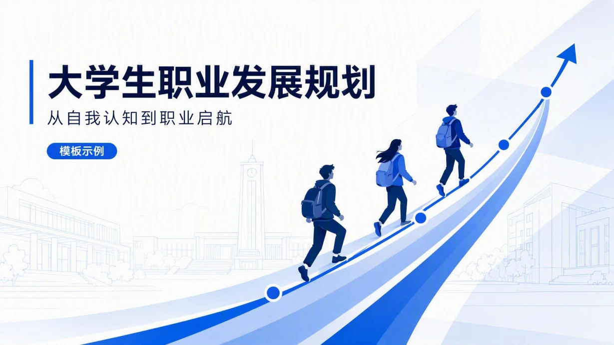 大学生职业发展规划模板 封面