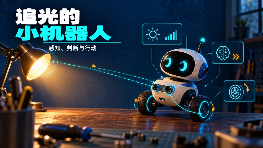 亲切 3D 科技工作坊演示文稿 — 封面