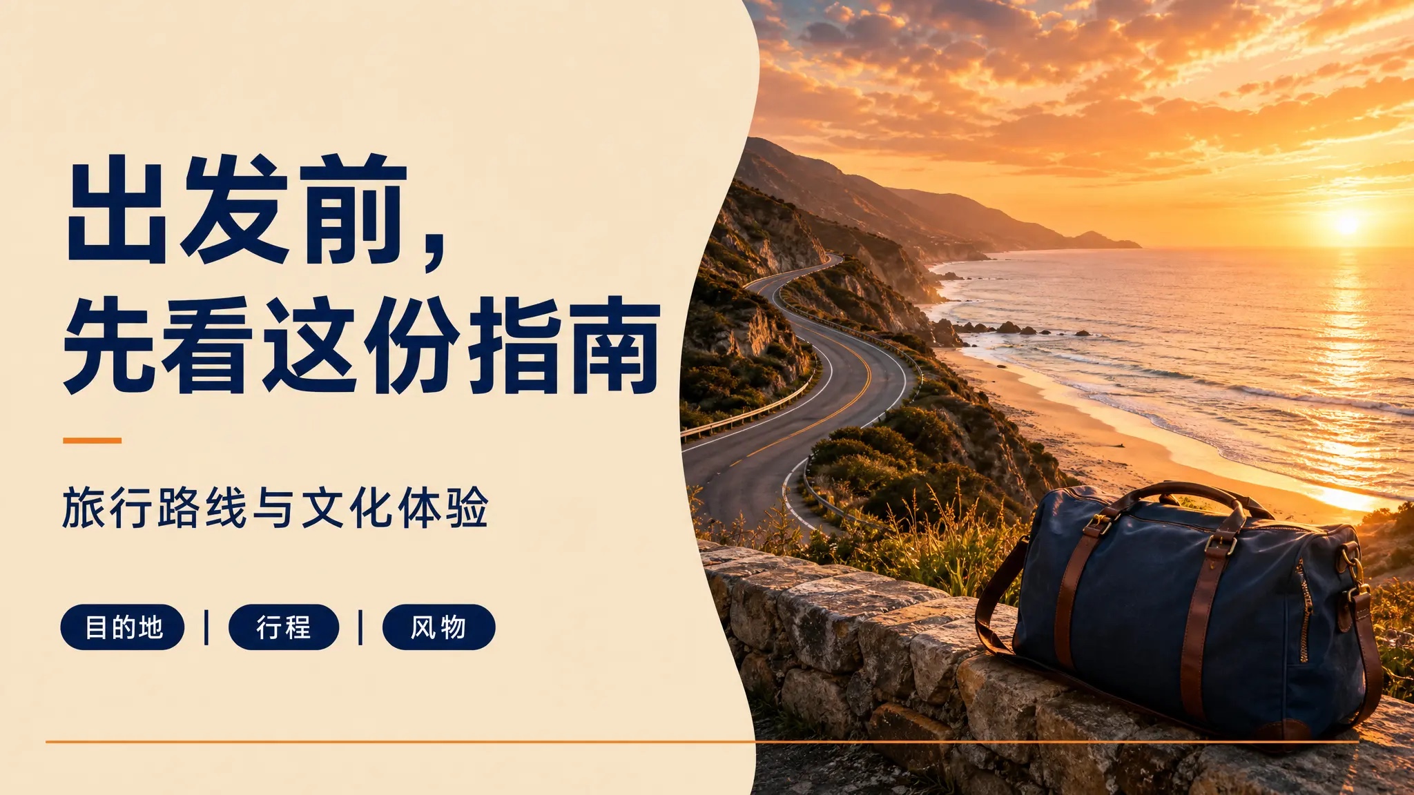 旅行指南模板