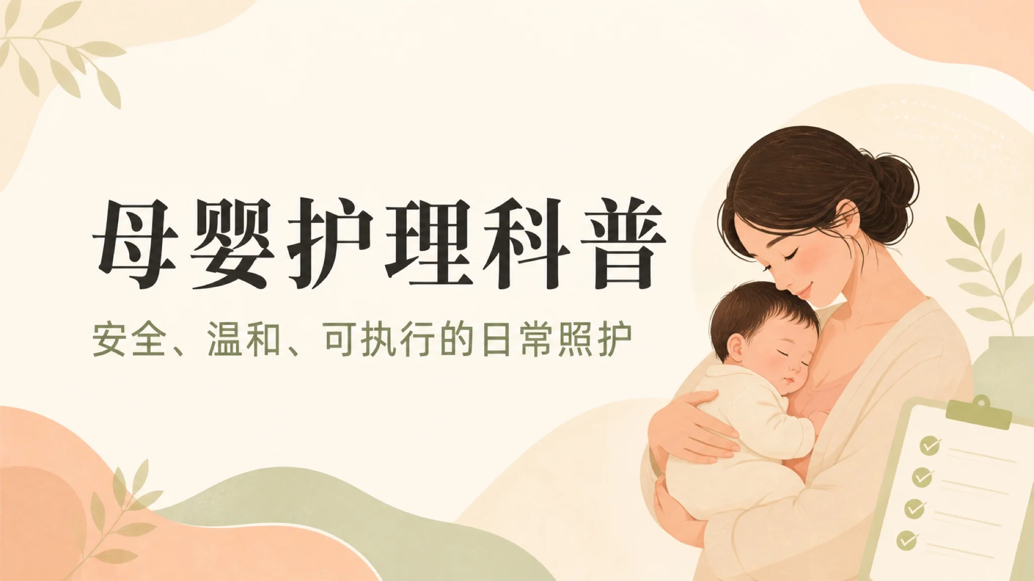 母婴护理科普