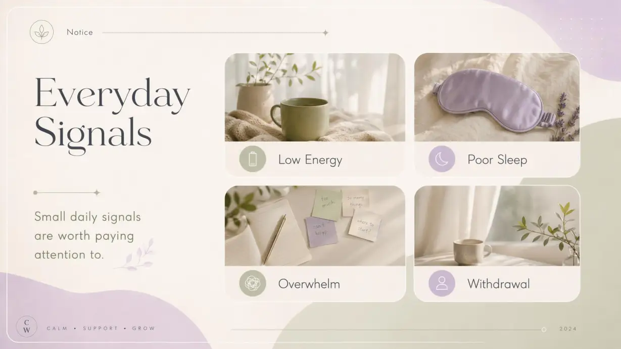 Mental Health Resource Presentation | Wellness & Mindfulness Deck 3