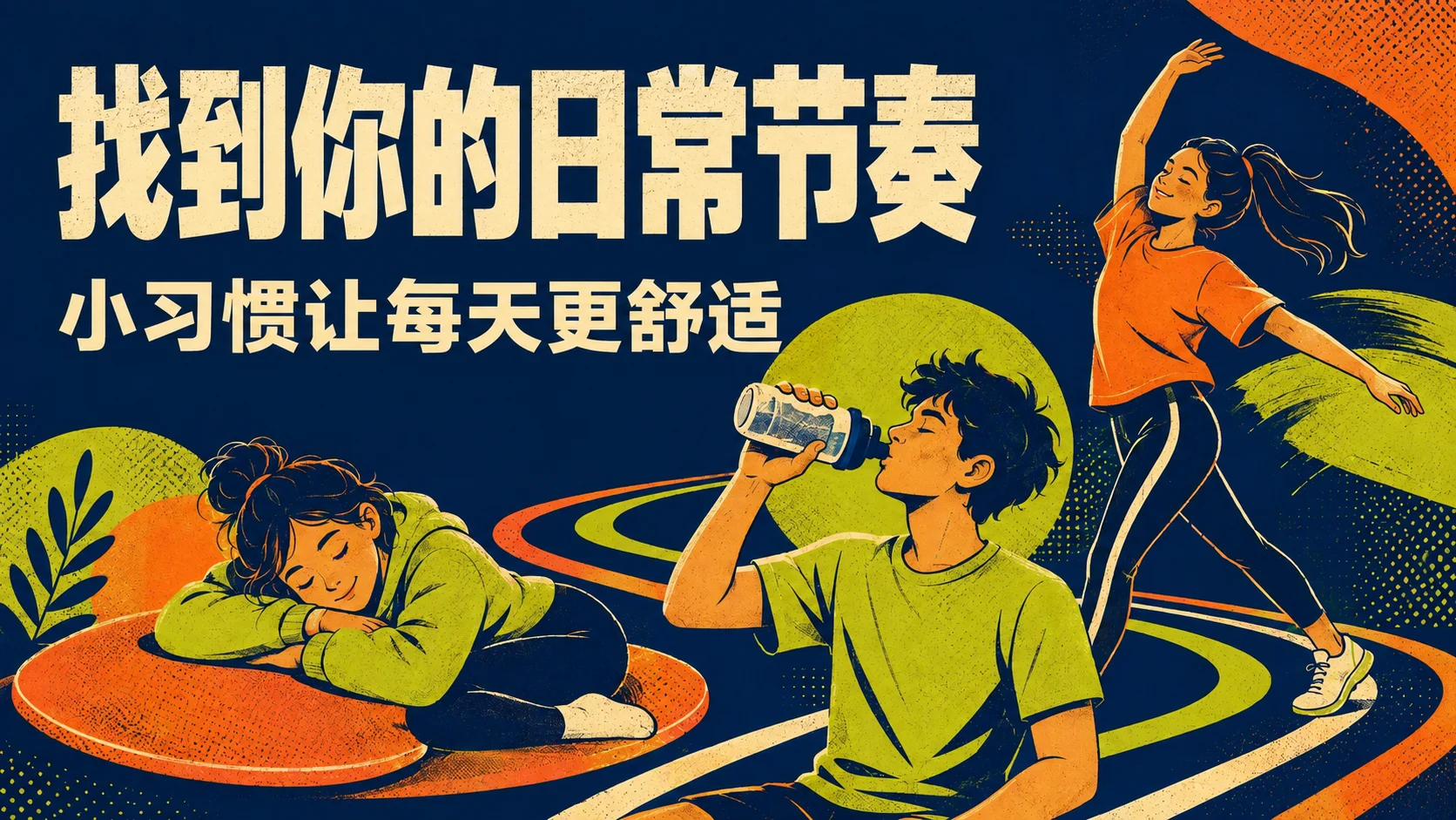 活力日常节奏演示文稿 — 封面
