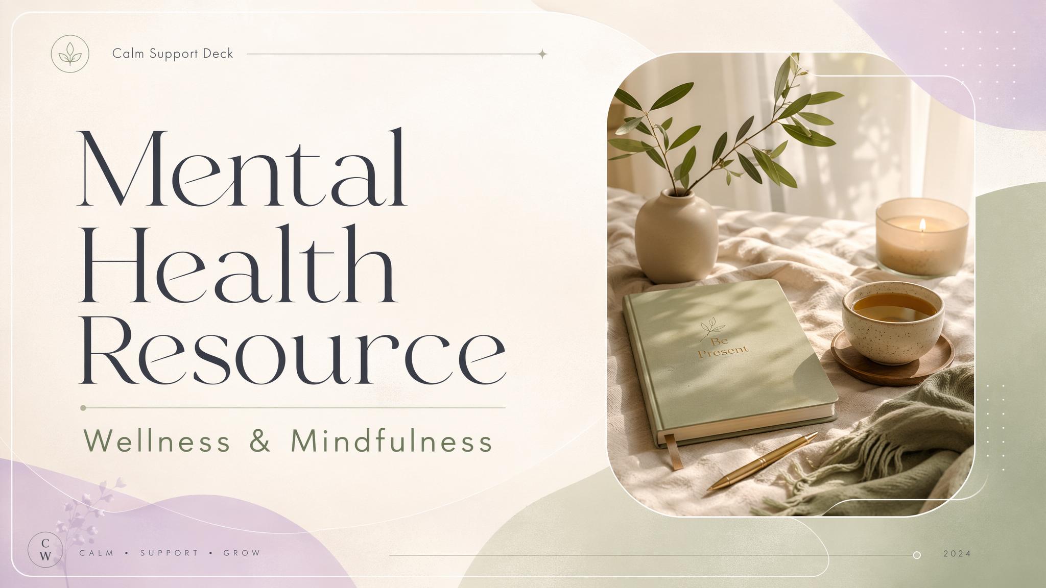 Mental Health Resource Presentation