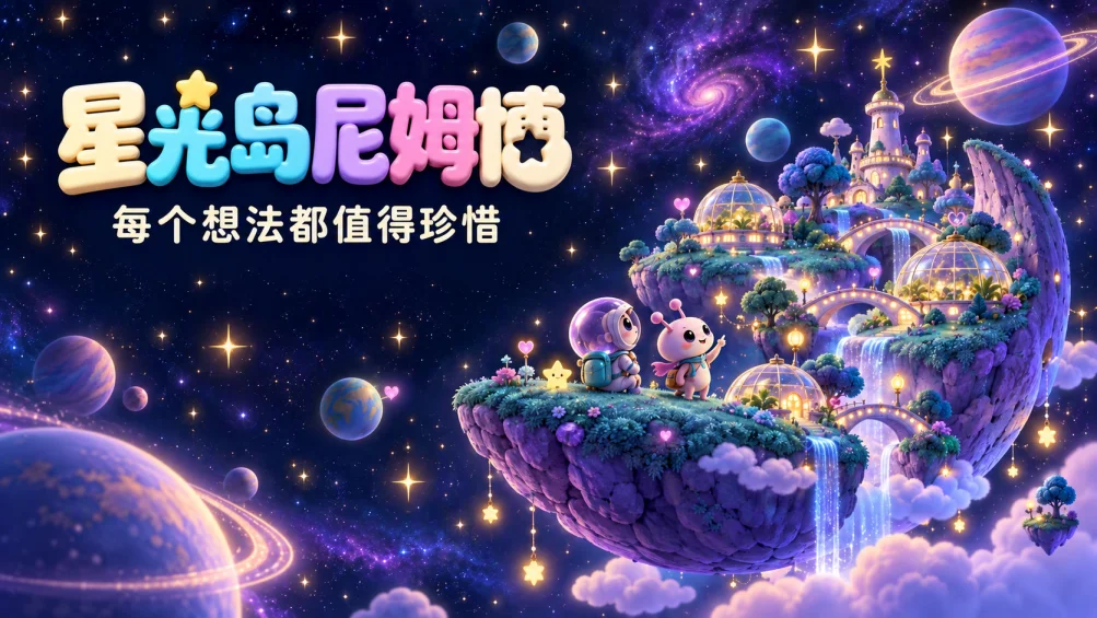梦幻星球课堂演示文稿 — 封面