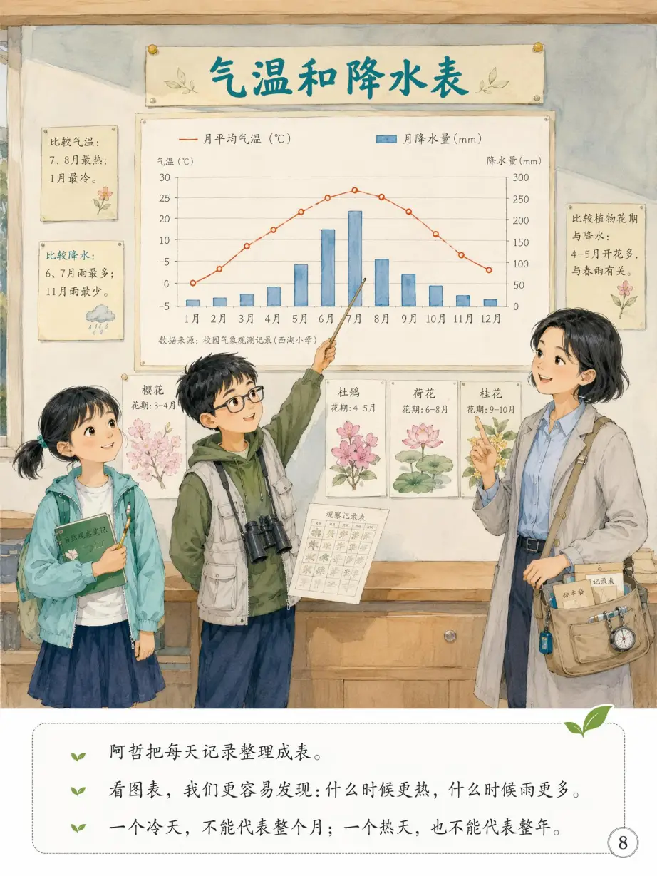 第8页 气温和降水表