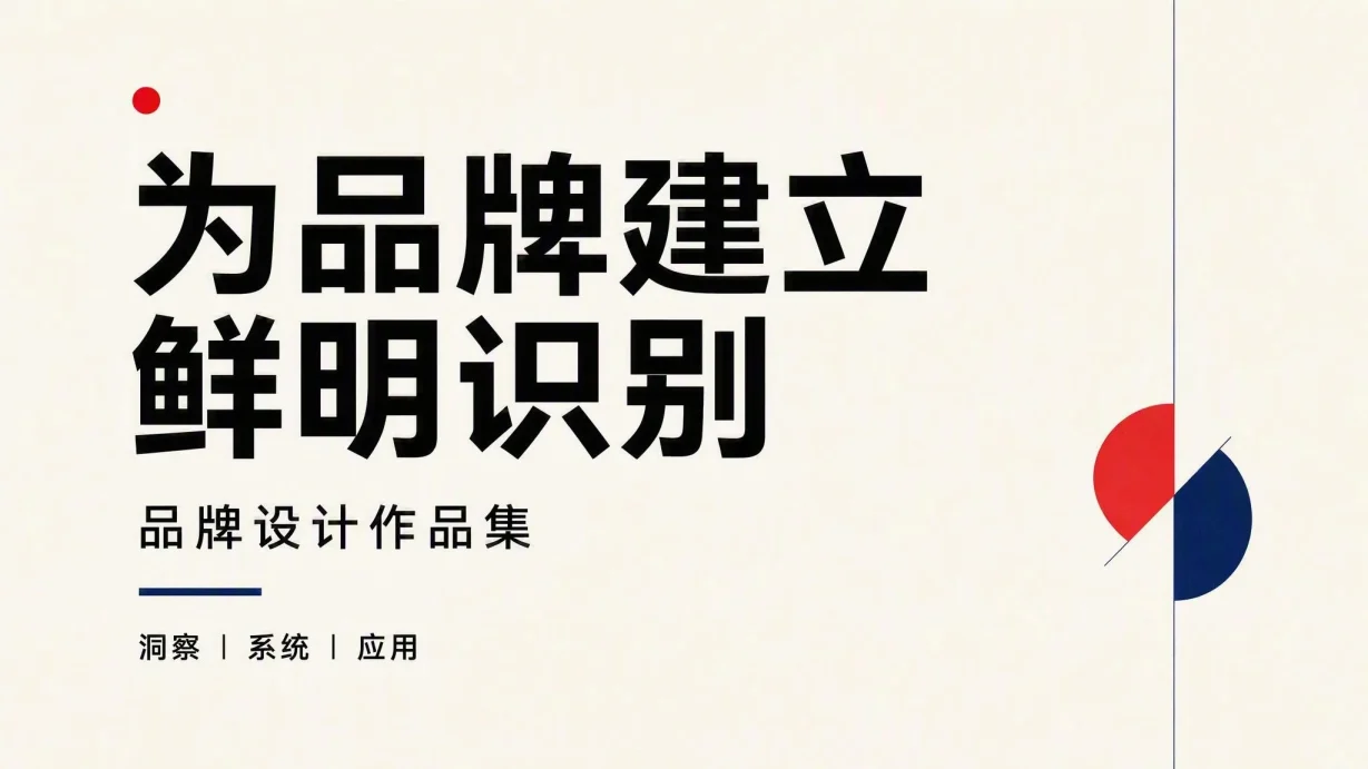 品牌设计作品集模板 封面