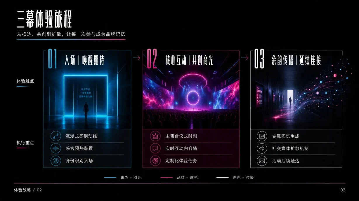 品牌活动体验提案模板 代表性内页