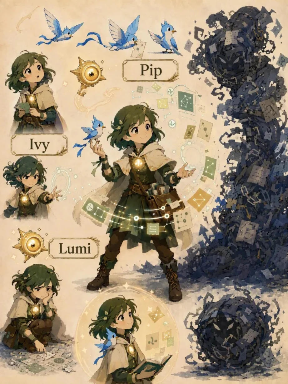 角色设定｜Ivy、Pip 与 Lumi