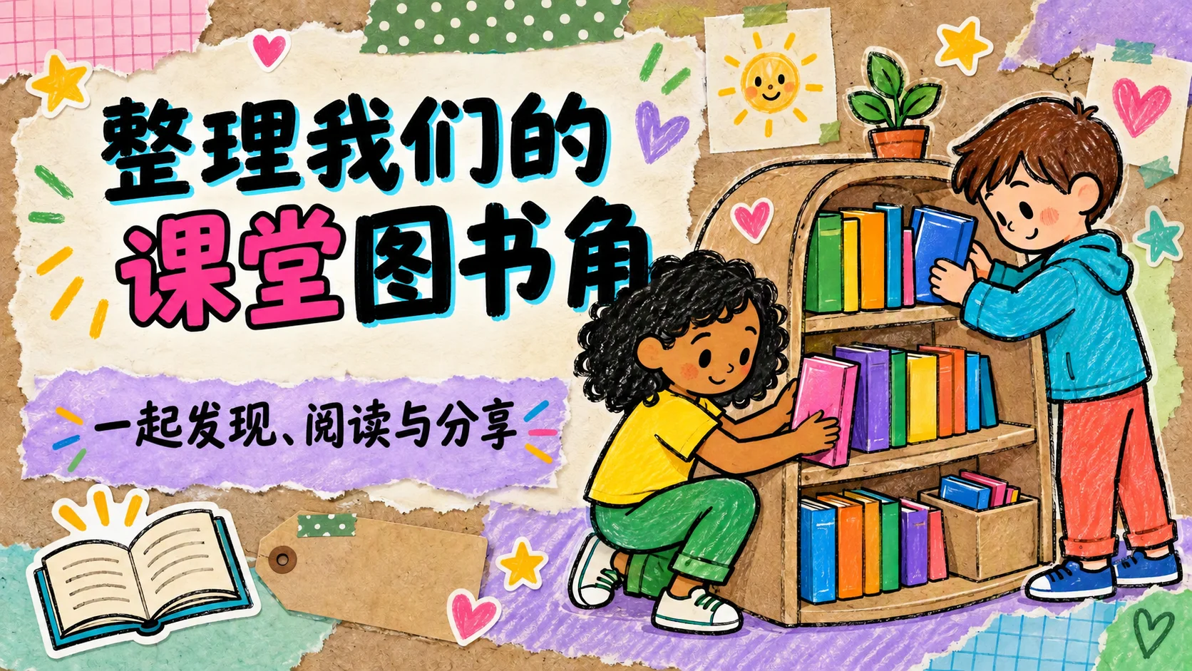 课堂图书角演示文稿 — 封面