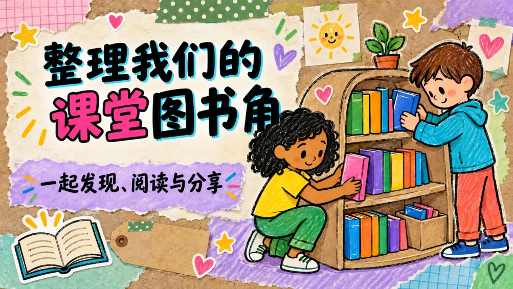 课堂图书角演示文稿 — 封面