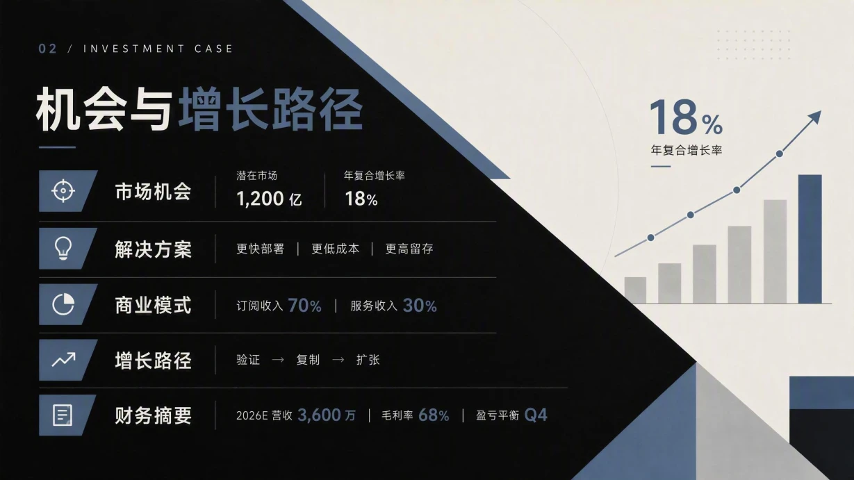 创业项目商业计划书模板 内页
