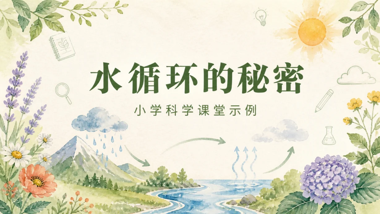 水彩课堂教学课件