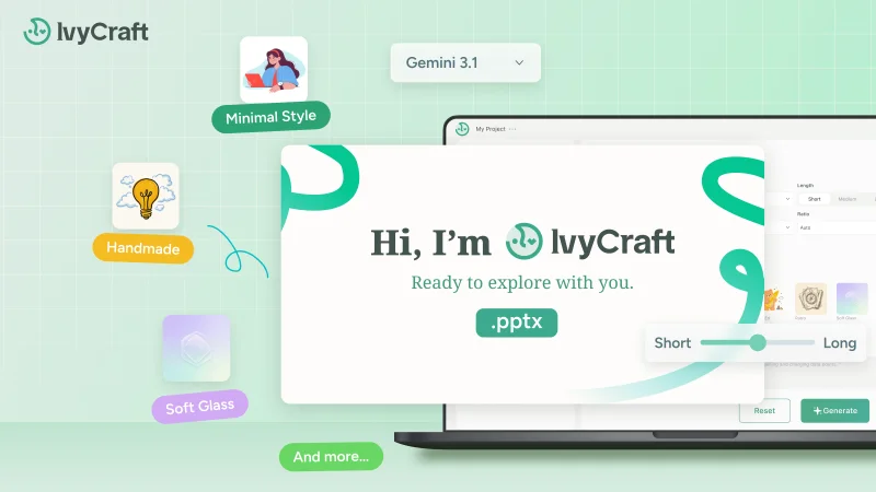 AI PPT 生成器：根据资料快速制作专业PPT| IvyCraft