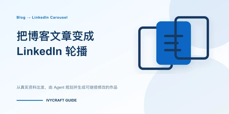 如何把博客文章变成 LinkedIn 轮播